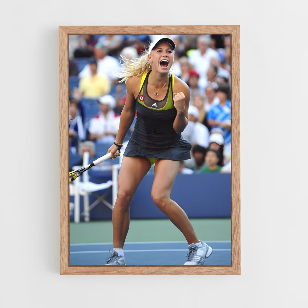 ap-caroline wozniacki-1 cadre Bois clair