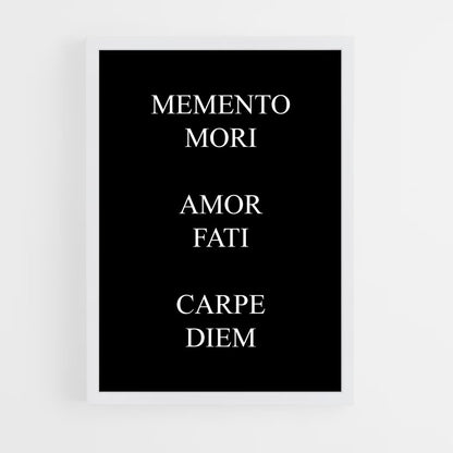 ap-carpe diem-4 cadre Blanc