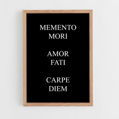 ap-carpe diem-4 cadre Bois clair