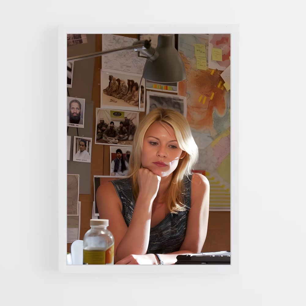 ap-carrie mathison-1 cadre Blanc