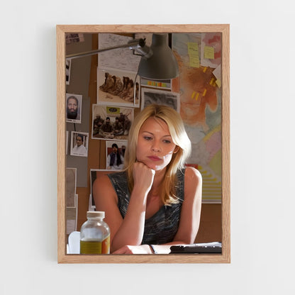 ap-carrie mathison-1 cadre Bois clair