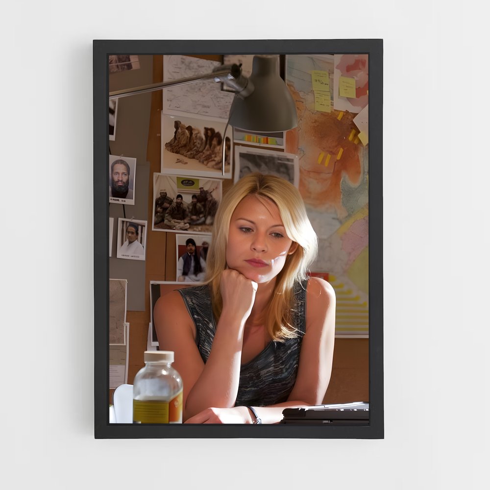 ap-carrie mathison-1 cadre Noir