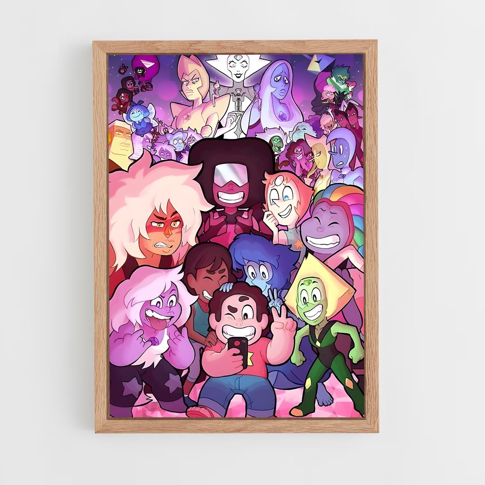 ap-cartoon network-2 cadre Bois clair