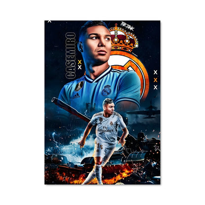 Poster Casemiro en Action