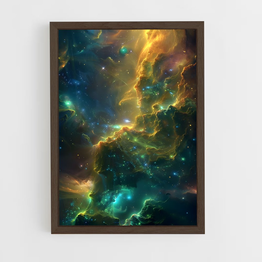 ap-cat eye nebula-4 cadre Bois foncé