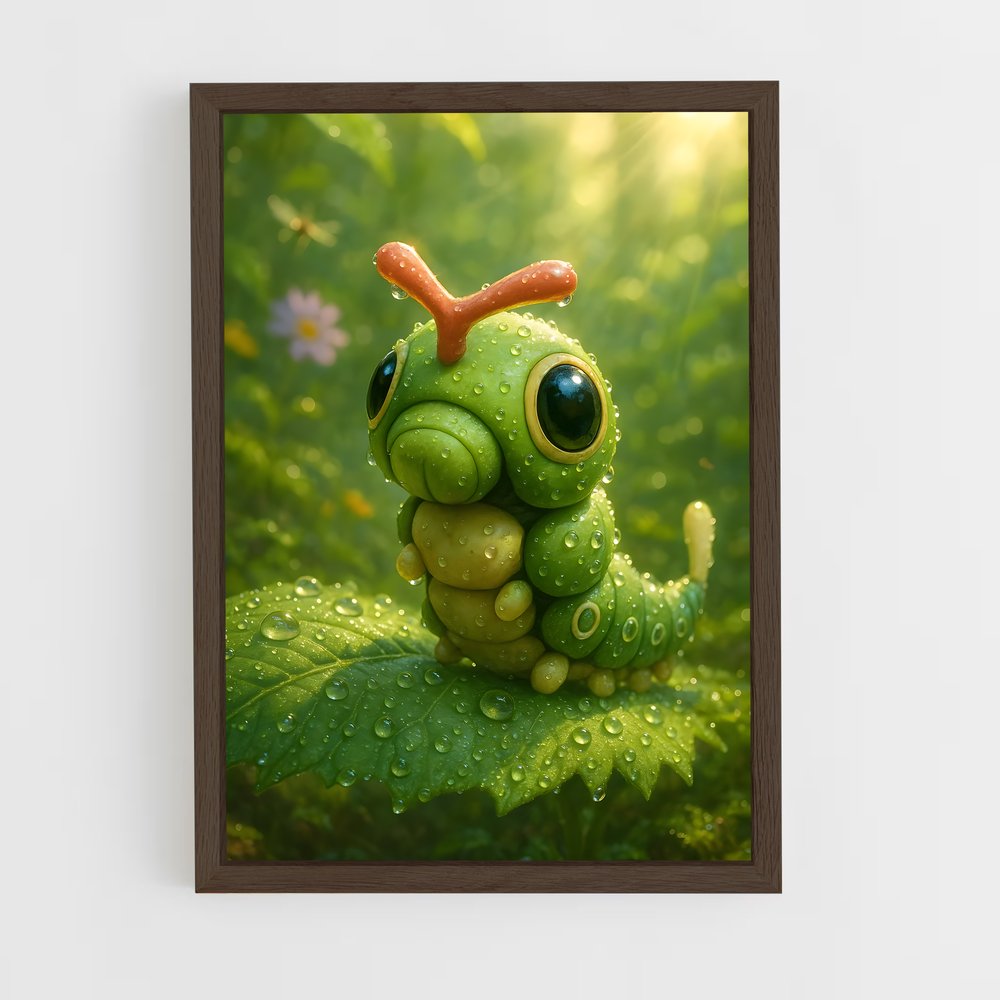 ap-caterpie-2 cadre Bois foncé