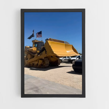 ap-caterpillar d11 bulldozer-1 cadre Noir