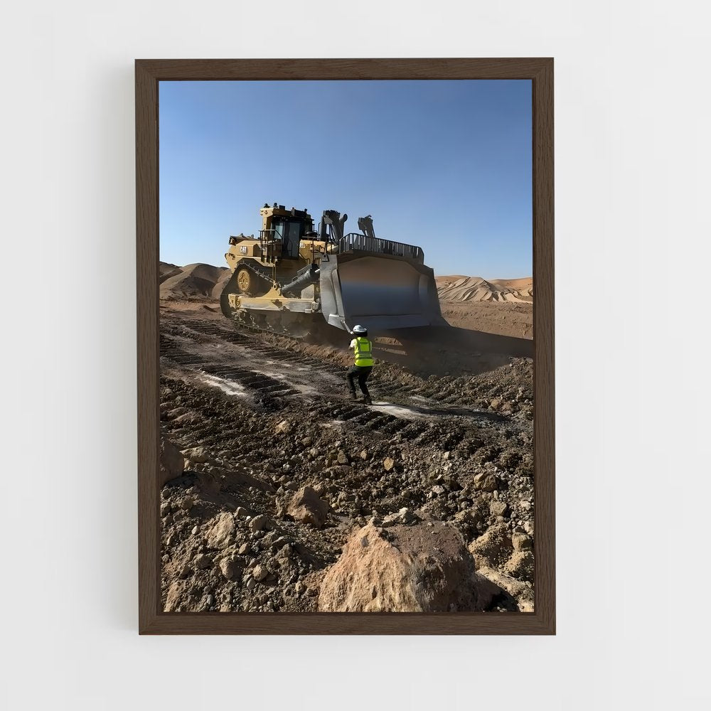 ap-caterpillar d11 bulldozer-2 cadre Bois foncé