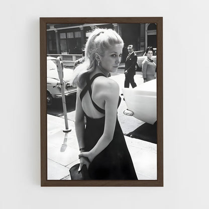 ap-catherine deneuve-4 cadre Bois foncé