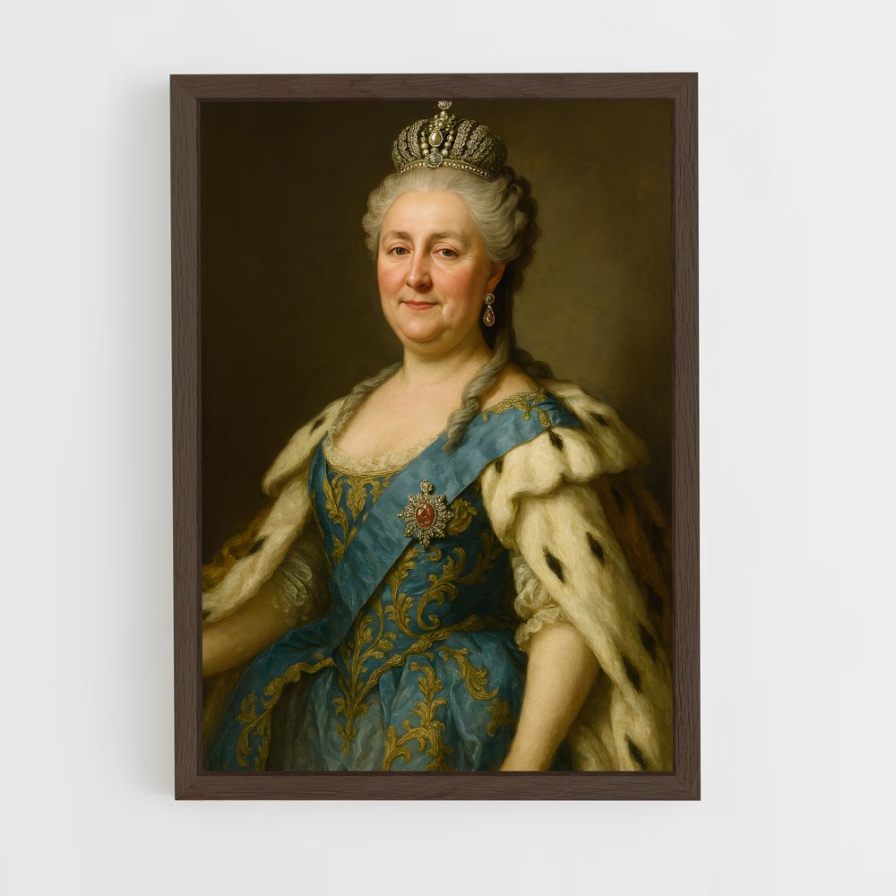 ap-catherine the great-1 cadre Bois foncé
