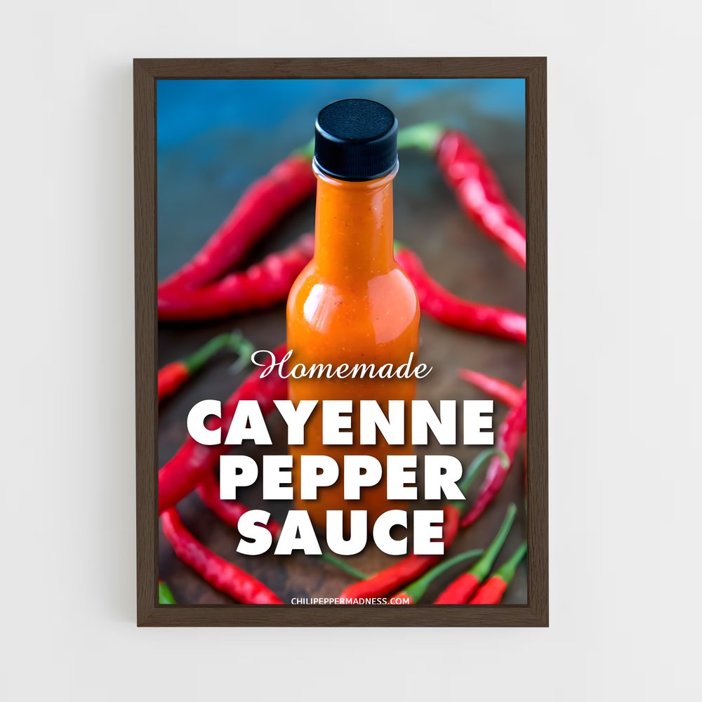 ap-cayenne pepper-1 cadre Bois foncé