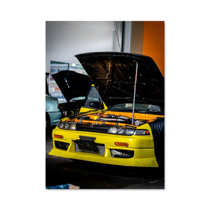 Poster Moteur en Action