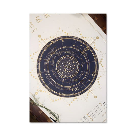 Poster Cartographie Céleste