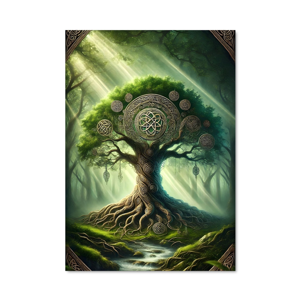 Poster Arbre de Vie Celtique