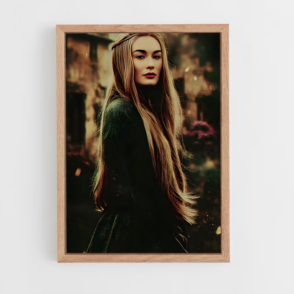 ap-cersei lannister-1 cadre Bois clair