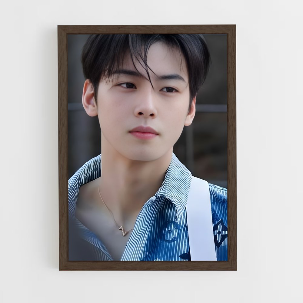 ap-cha eun-woo-14 cadre Bois foncé