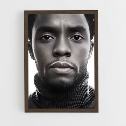 ap-chadwick boseman-2 cadre Bois foncé
