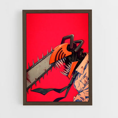 ap-chainsaw man-3 cadre Bois foncé