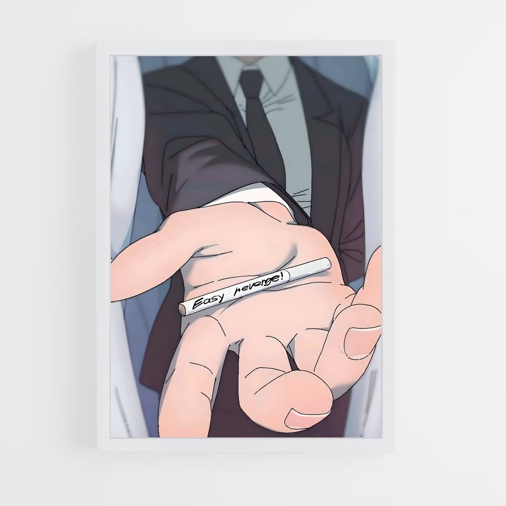ap-chainsaw man-5 cadre Blanc