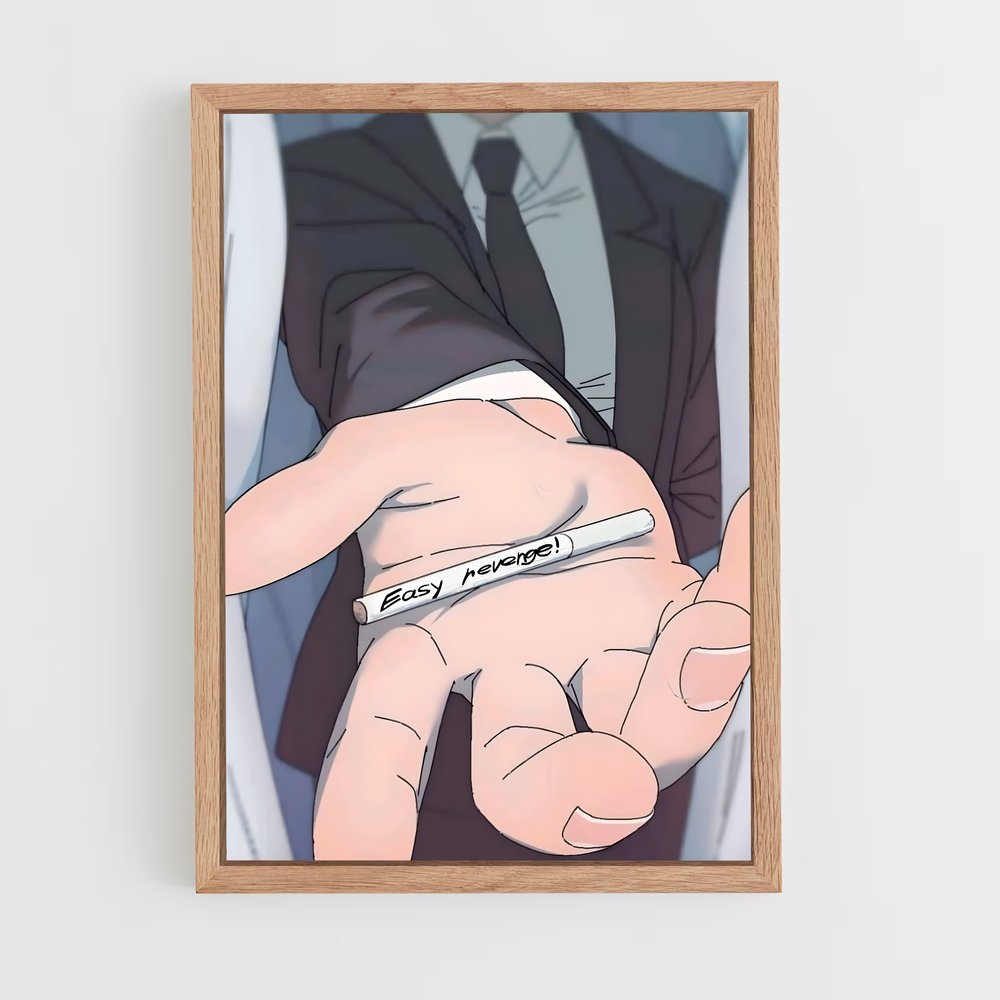 ap-chainsaw man-5 cadre Bois clair