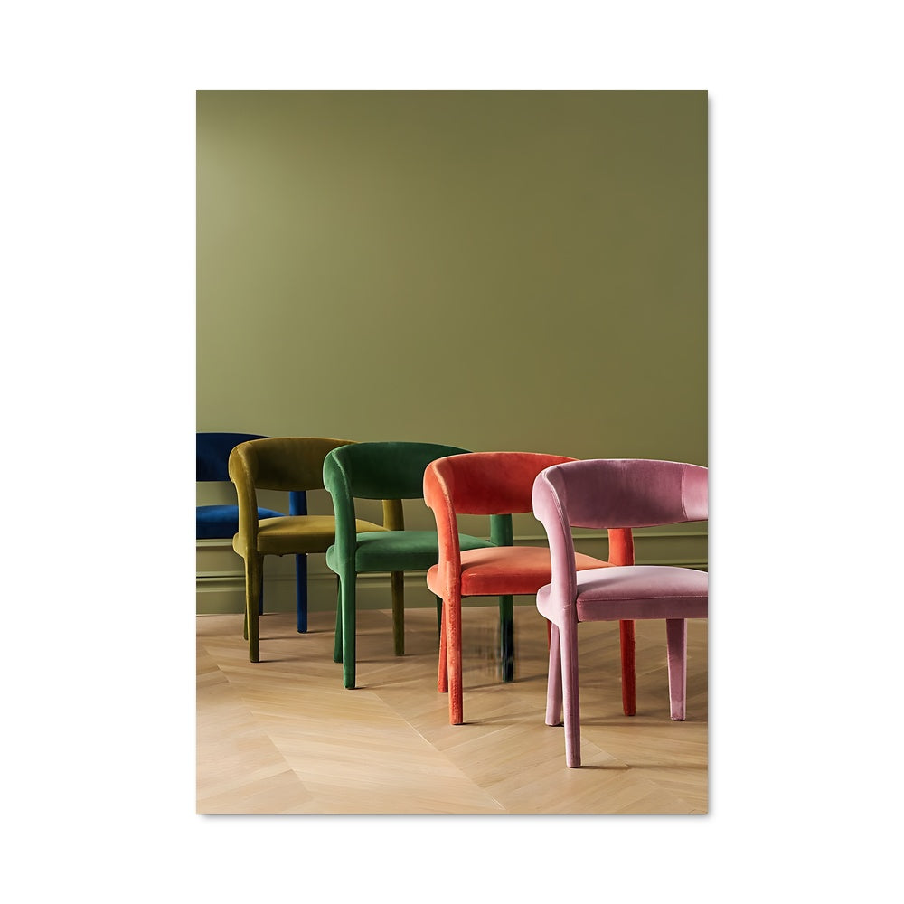 Poster Chaise Arc-en-Ciel