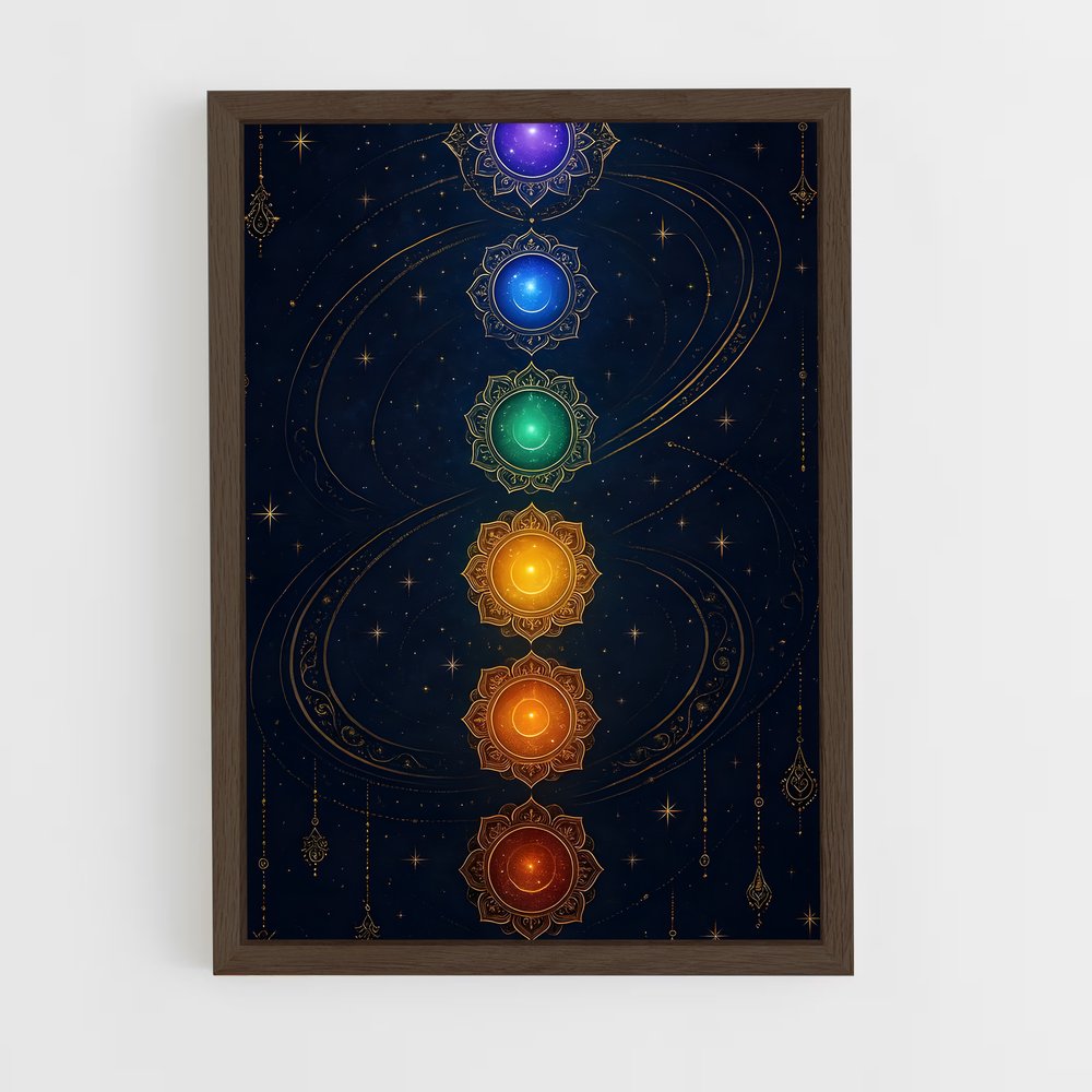 ap-chakras-1 cadre Bois foncé