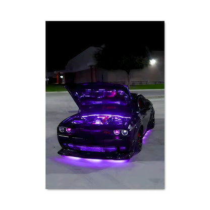 Poster Hellcat Enflammée