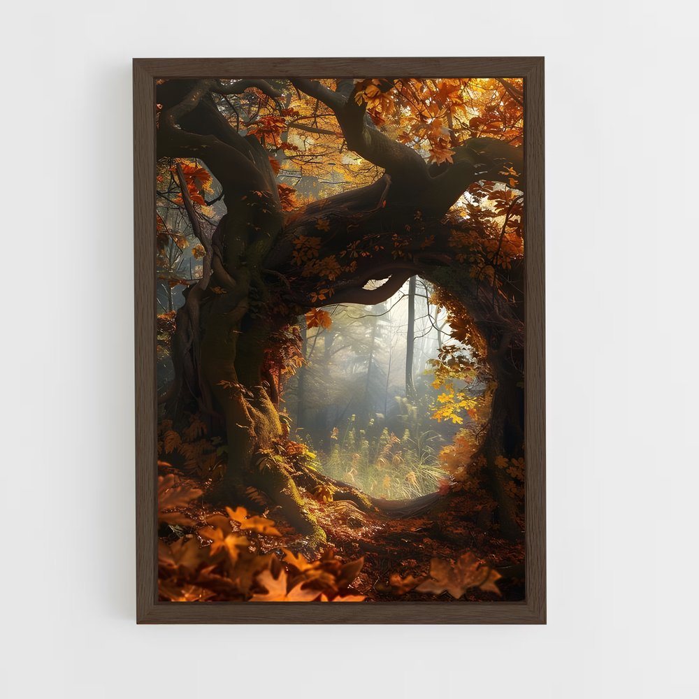 ap-changing leaves-1 cadre Bois foncé