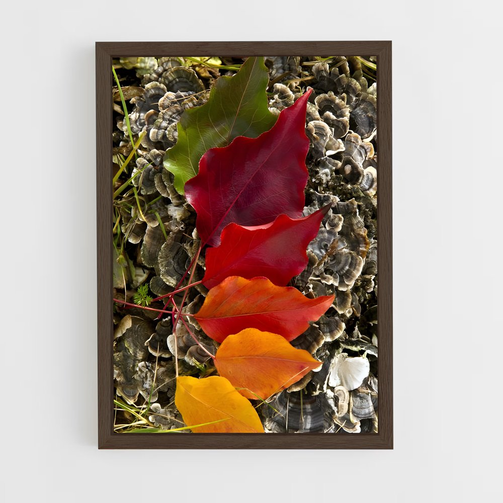 ap-changing leaves-3 cadre Bois foncé