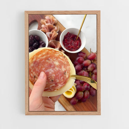 ap-charcuterie board-5 cadre Bois clair