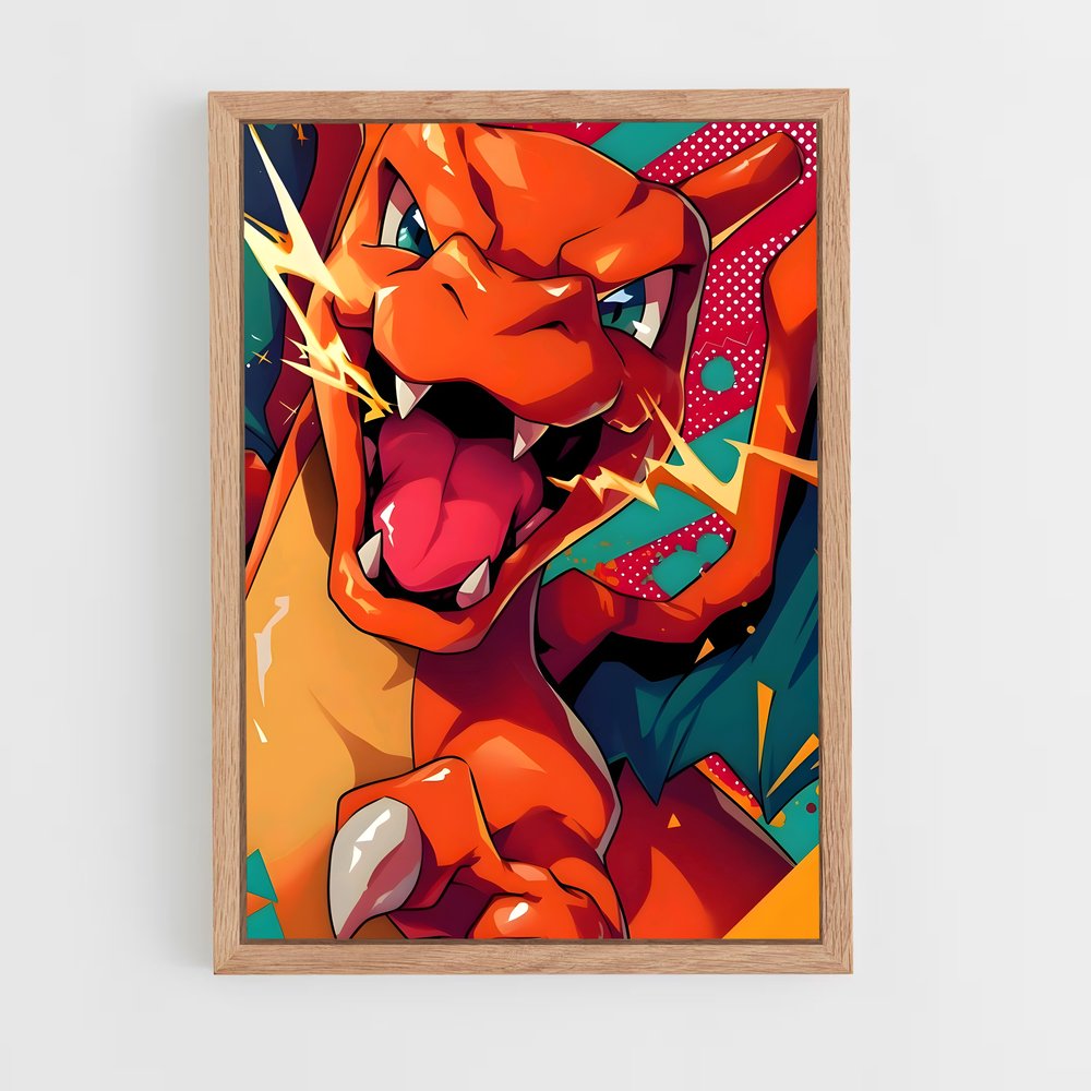 ap-charizard-6 cadre Bois clair