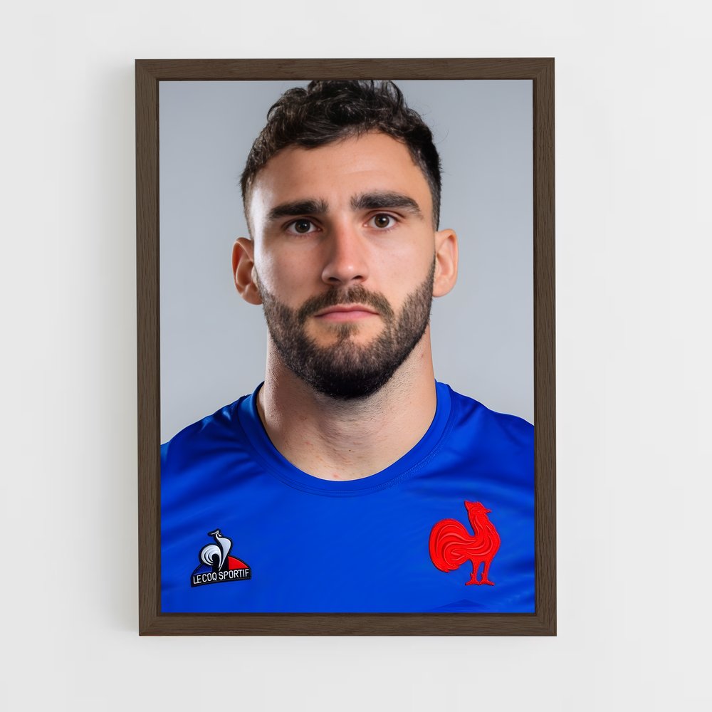 ap-charles ollivon-4 cadre Bois foncé