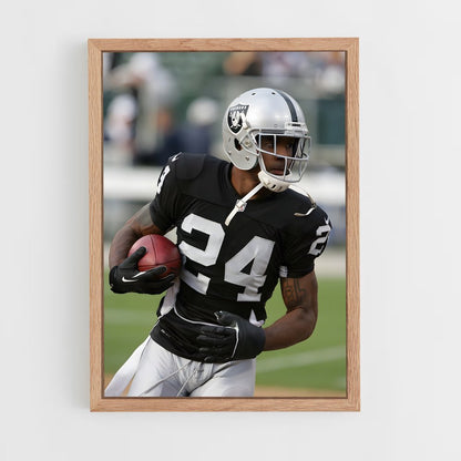 ap-charles woodson-10 cadre Bois clair