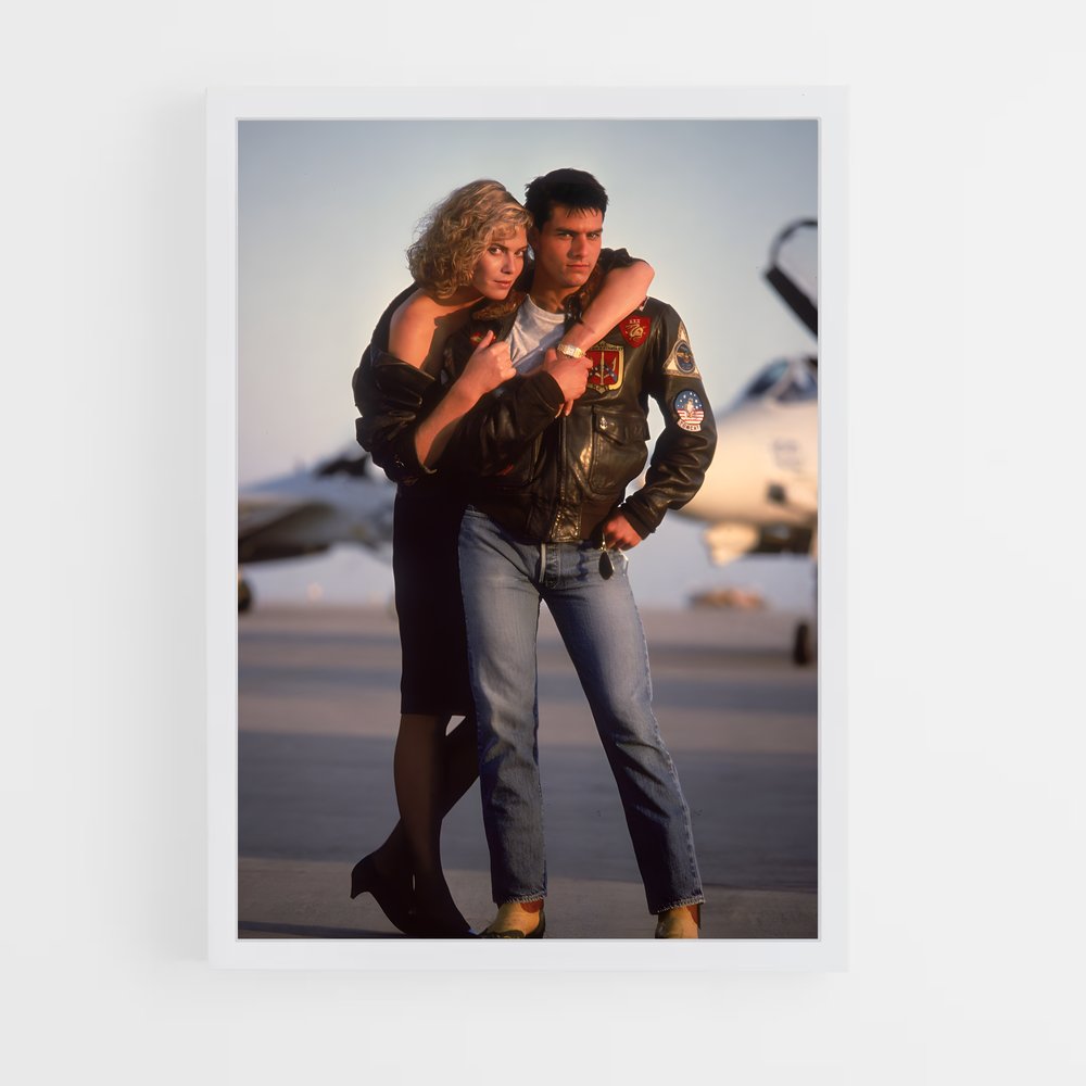 ap-charlie top gun-3 cadre Blanc