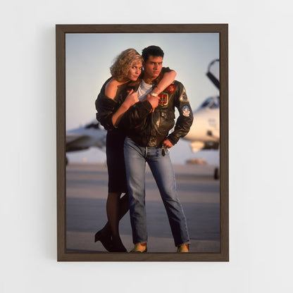 ap-charlie top gun-3 cadre Bois foncé