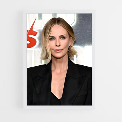 ap-charlize theron-3 cadre Blanc