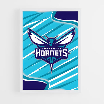 ap-charlotte hornets-3 cadre Blanc