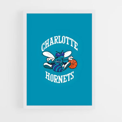 ap-charlotte hornets-7 cadre Blanc