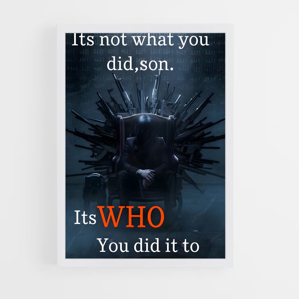 ap-charon john wick-5 cadre Blanc
