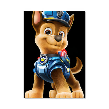 Poster Toutou Policier