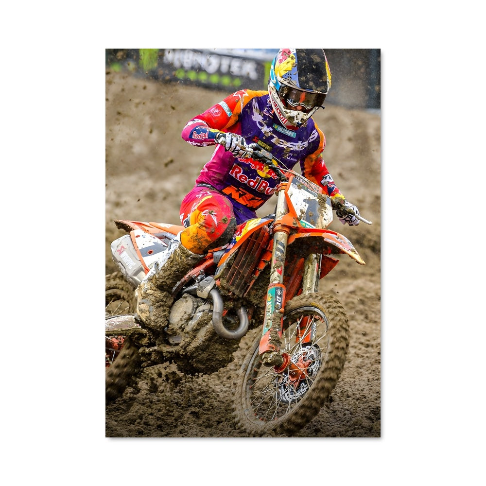 Poster Dirt Track Hero