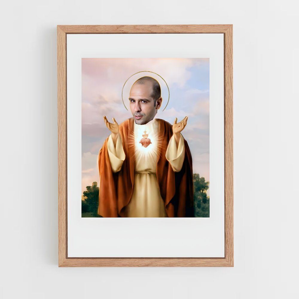 ap-checco zalone-3 cadre Bois clair