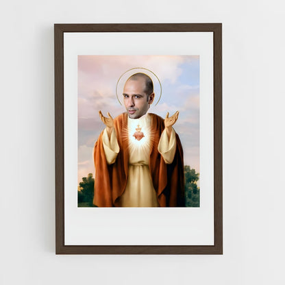 ap-checco zalone-3 cadre Bois foncé