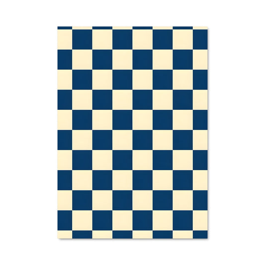 Poster Échiquier Azur