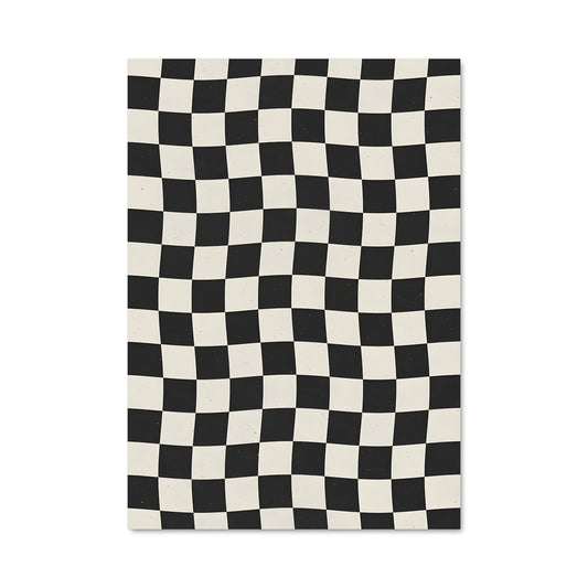 Poster Damier Élégant