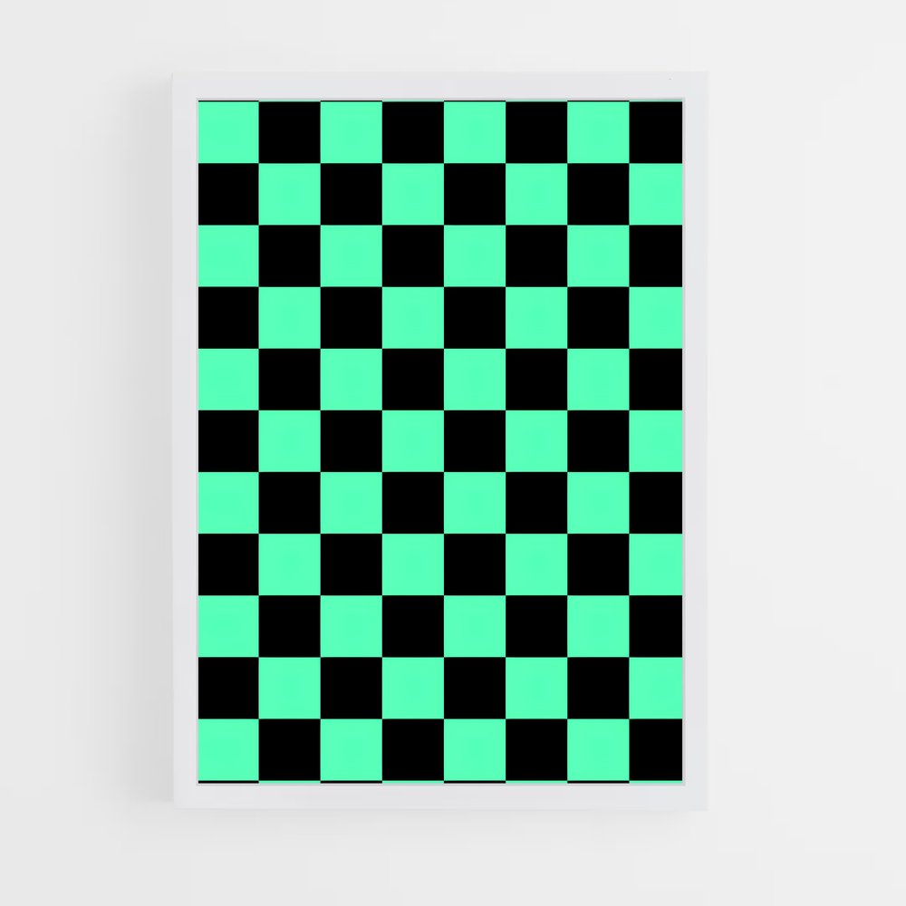 ap-checkerboard-8 cadre Blanc