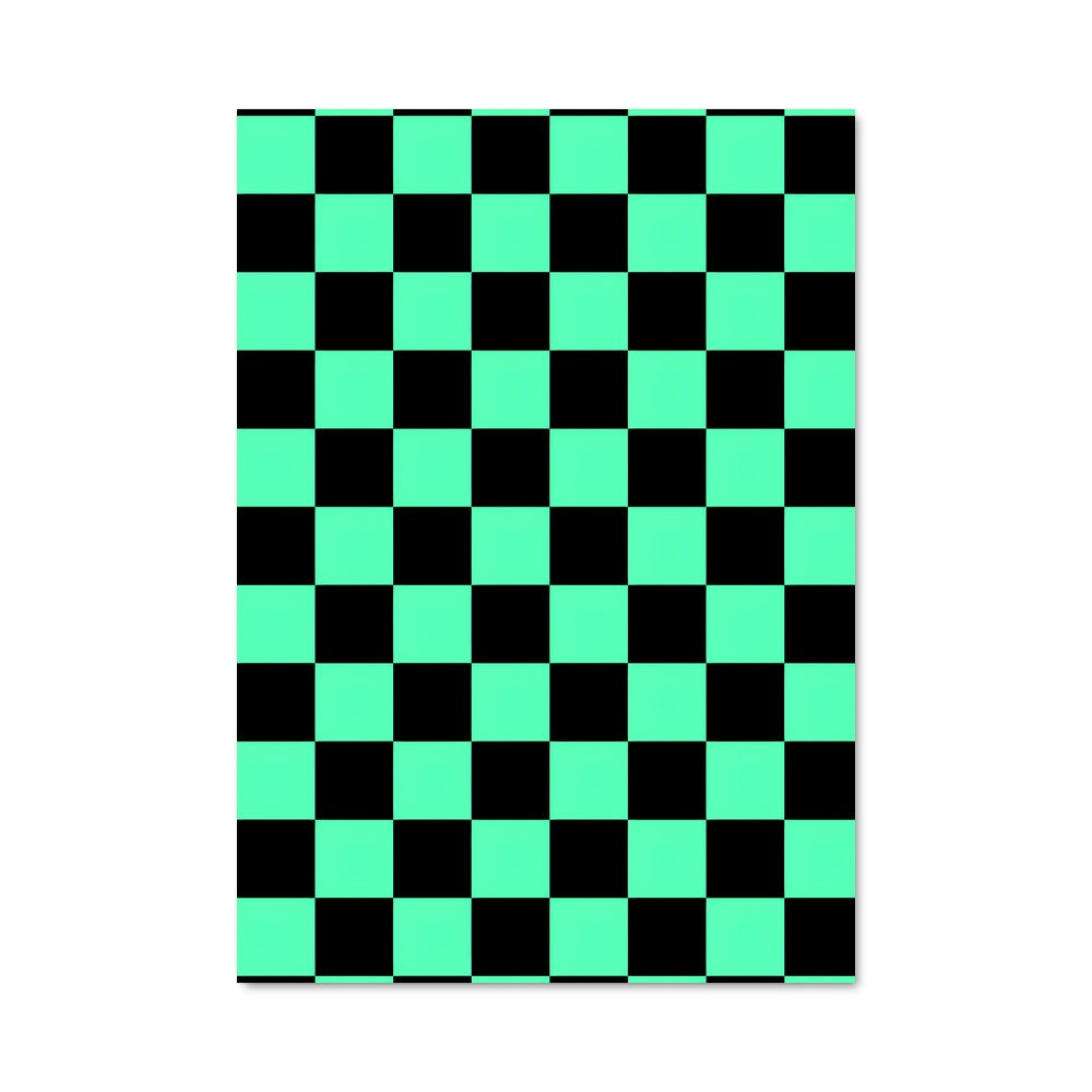 Poster Échecs Verts