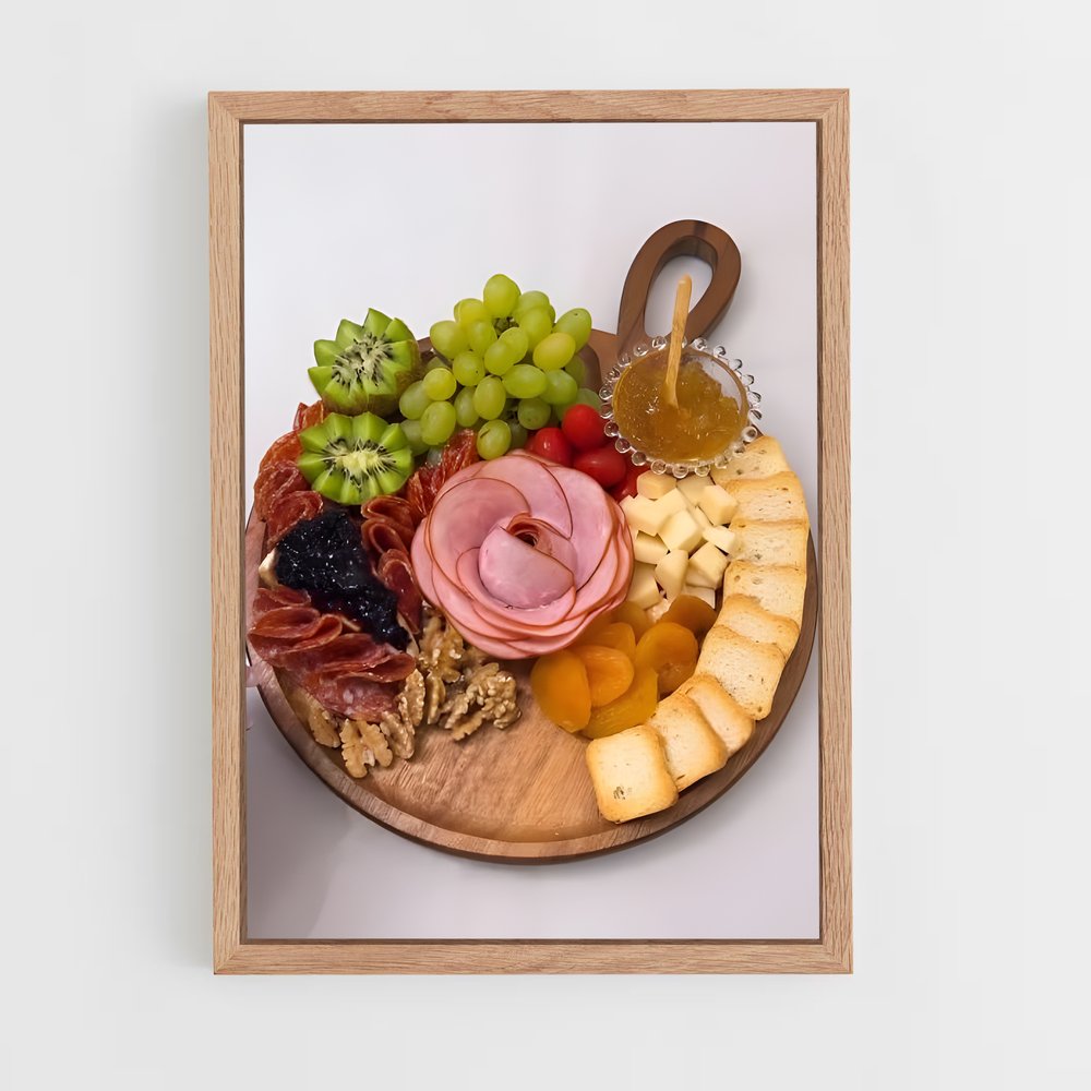ap-cheese platter-6 cadre Bois clair