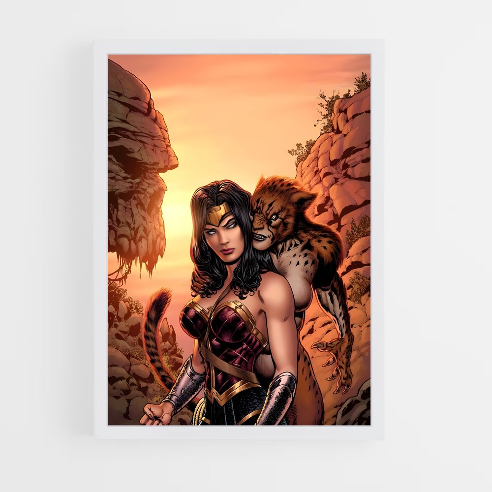 ap-cheetah wonder woman-4 cadre Blanc