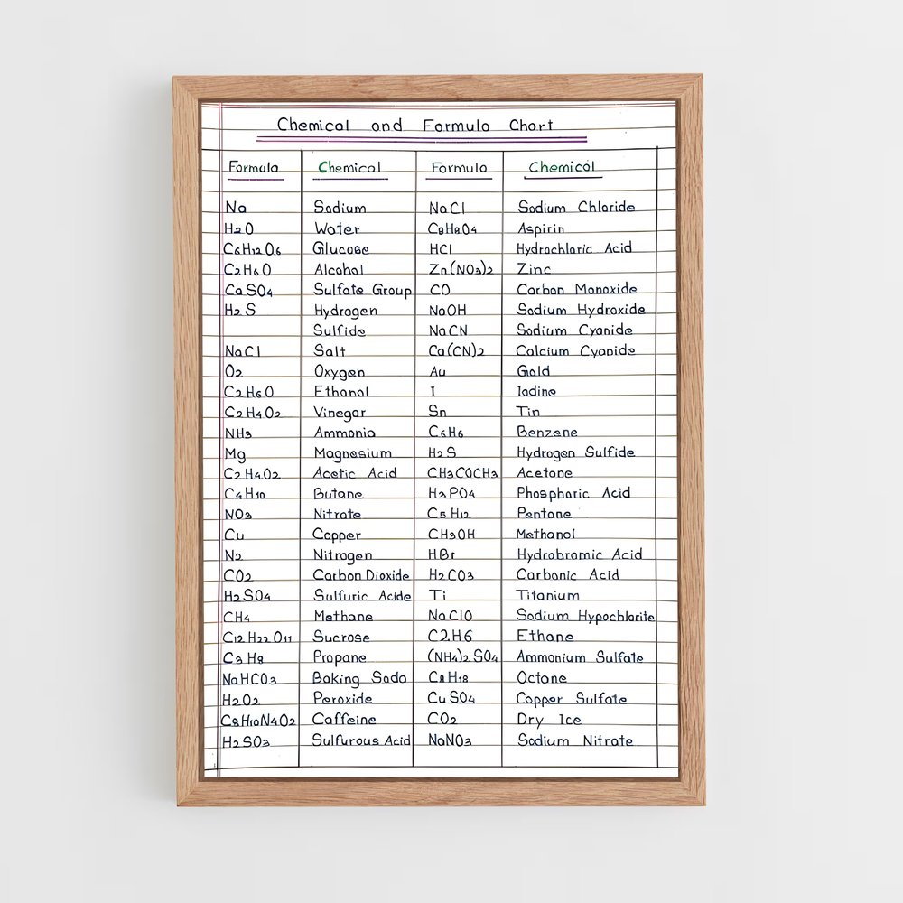 ap-chemistry-2 cadre Bois clair
